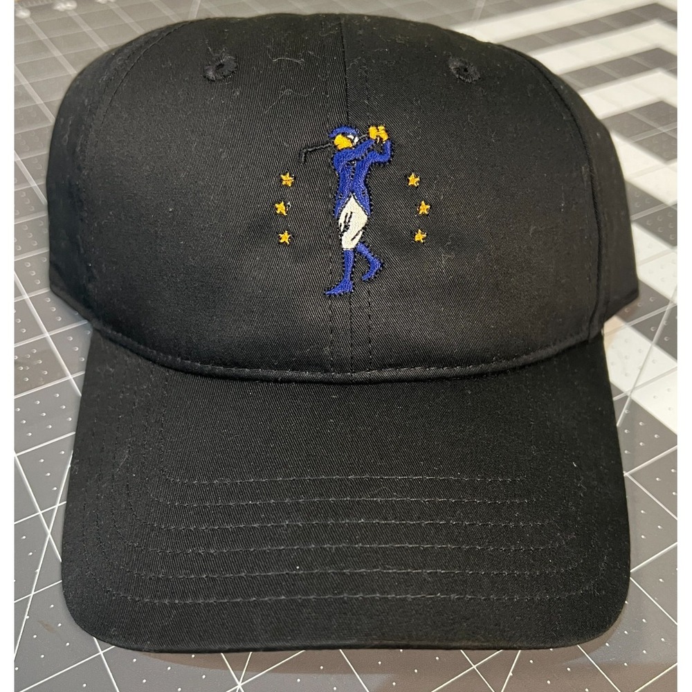 Callaway Heritage Twill Golf Hat Cap Black Adjustable NWT Retro Golfer Logo